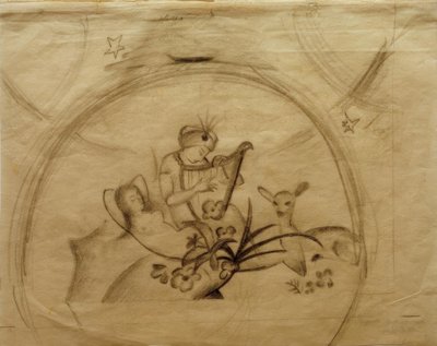 Uit een oosters sprookje door August Macke